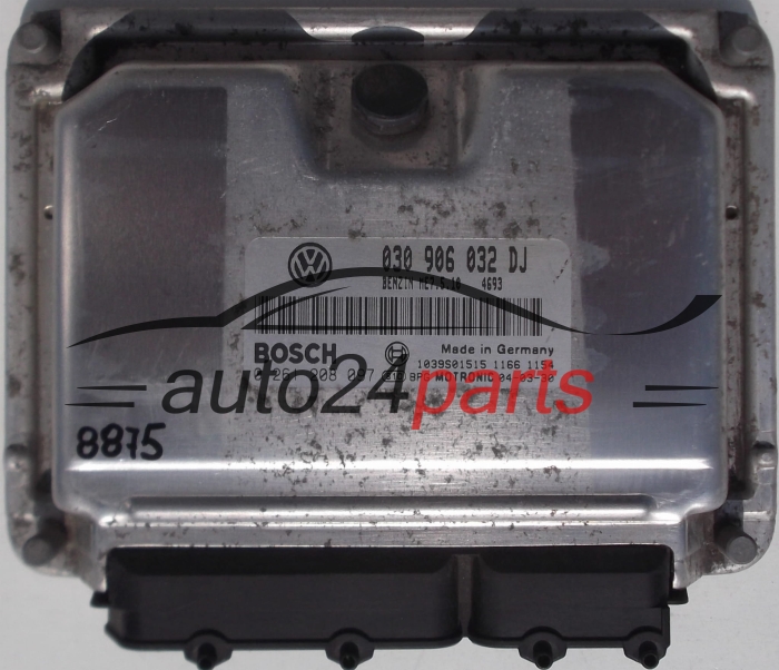 ECU CENTRALITA DE MOTOR SEAT AROSA 1.0 030 906 032 DJ, 030906032DJ, BOSCH 0 261 208 097, 0261208097, BENZIN ME7.5.10 4693, 1039S01515 1824 3056