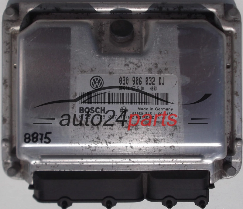 ECU CENTRALITA DE MOTOR SEAT AROSA 1.0 030 906 032 DJ, 030906032DJ, BOSCH 0 261 208 097, 0261208097, BENZIN ME7.5.10 4693, 1039S01515 1824 3056
