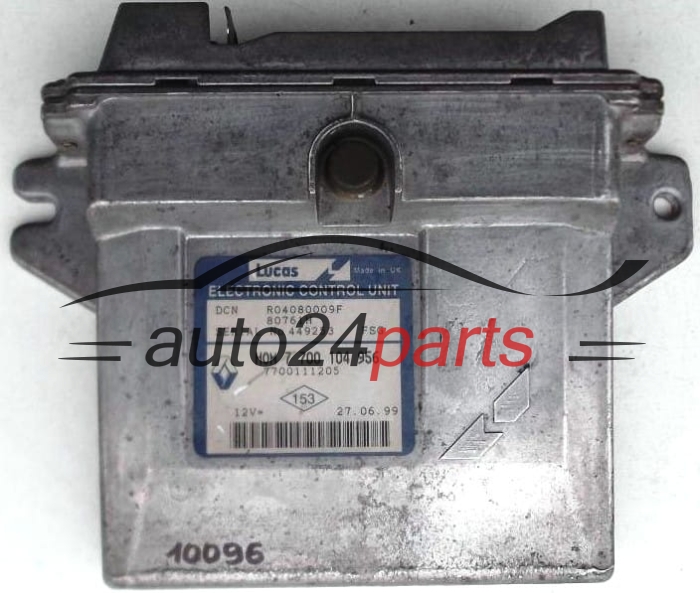 KOMPUTER STEROWNIK SILNIKA RENAULT KANGOO CLIO 1.9, HOM 7 700 104 956, 7700104956, 7700111205, R04080009F