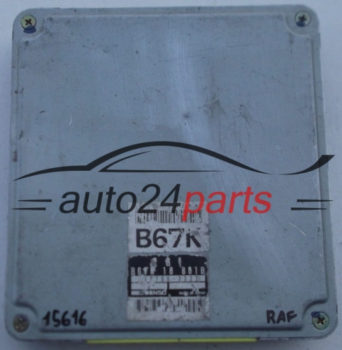 CALCULATEUR MOTEUR MAZDA DENSO 079700-3322, 0797003322, B67K 18 881B, B67K18881B