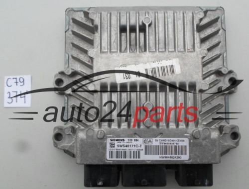 CALCULATEUR MOTEUR CITROEN PEUGEOT 1.4 HDI SIEMENS 5WS40171C-T, 5WS40171CT, SID 804