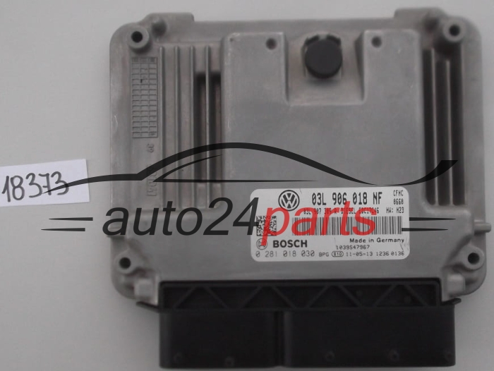 CALCULATEUR MOTEUR VW VOLKSWAGEN SKODA 2.0 TDI BOSCH 0 281 018 030, 0281018030, 03L 906 018 NF, 03L906018NF, EDC17C46