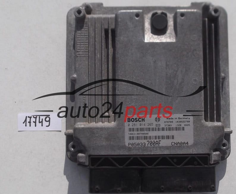 CALCULATEUR MOTEUR CHRYSLER DODGE 2.0 CRD BOSCH 0 281 014 265