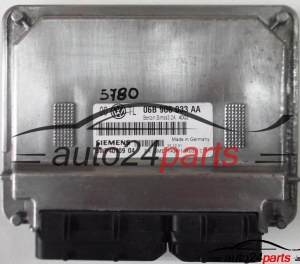 MOTORSTEUERGERÄT ECU STEUERGERAT VW VOLKSWAGEN PASSAT 2.0 AZM SIEMENS 5WP40109 04, 06B 906 033 AA, 06B906033AA 