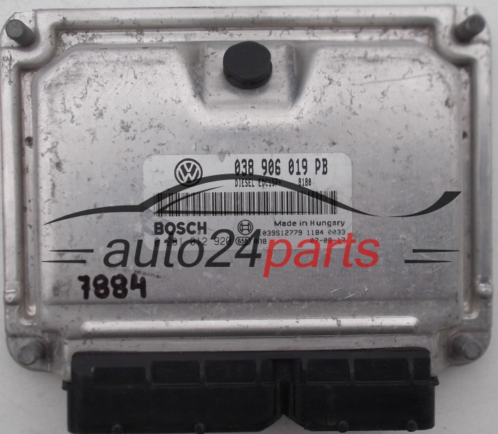 KOMPUTER STEROWNIK SILNIKA VOLKSWAGEN VW SKODA, AUDI 1.9 TDI, BOSCH 0281 012 920, BOSCH 0281012920, 038 906 019 PB, 038906019PB 