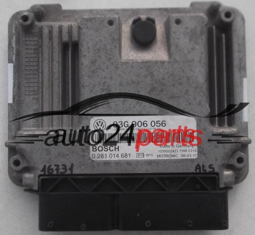 MOTORSTEUERGERÄT ECU STEUERGERAT VW VOLKSWAGEN BOSCH 0 281 014 681