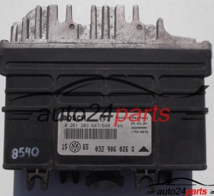 CALCULATEUR MOTEUR VW VOLKSWAGEN GOLF 1.6 BOSCH 0 261 203 647/648, 0261203647, 032 906 026 G, 032906026G 