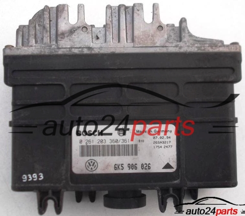 ECU CENTRALITA DE MOTOR SEAT IBIZA 1.4, BOSCH 0261203360/361, 6K5906026