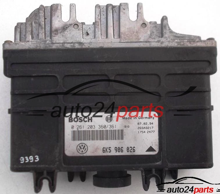 ECU CENTRALITA DE MOTOR SEAT IBIZA 1.4, BOSCH 0261203360/361, 6K5906026