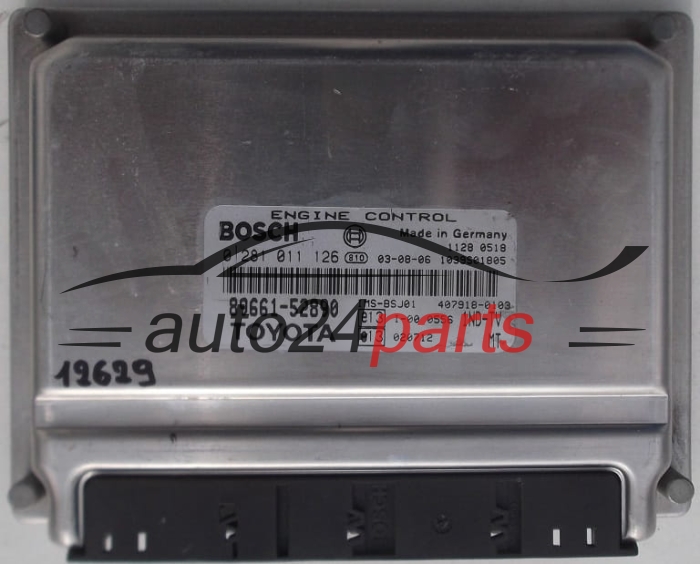 KOMPUTER STEROWNIK SILNIKA TOYOTA YARIS 1.4 BOSCH 0 281 011 126