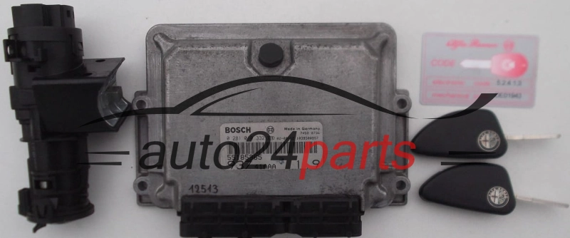 Komputer sterownik silnika Alfa Romeo 147 1.9 JTD 0281010332 55185365 93741AAA 1039S00957