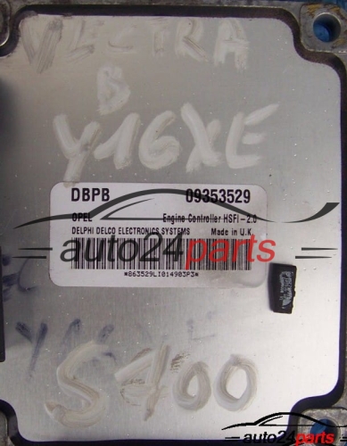 MOTORSTEUERGERÄT ECU STEUERGERAT OPEL CHEVROLET HOLDEN VAUXHALL VECTRA B 1.6 Y16XE 09353529 DBPB 9353529, 9388990, 6237130, 62 37 130