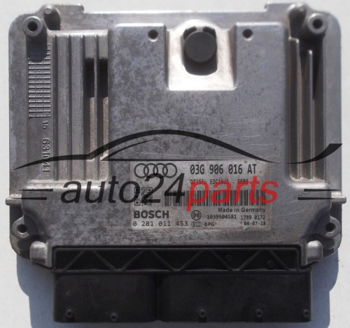MOTORSTEUERGERÄT ECU STEUERGERAT AUDI A3 2.0 TDI BKD BOSCH 0281011453