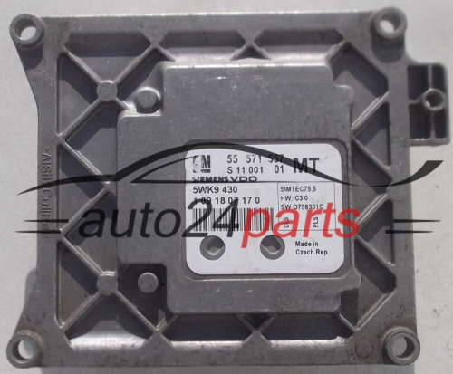 ECU CENTRALITA DE MOTOR OPEL ZAFIRA A18XER SIEMENS VDO 5WK9 430 , 5WK9430, GM 55 571 557 MT, 55571557, 55571557MT