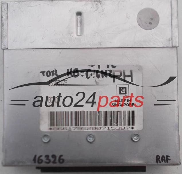KOMPUTER STEROWNIK SILNIKA OPEL ASTRA 1.6 C16NZ 16156179 PH
