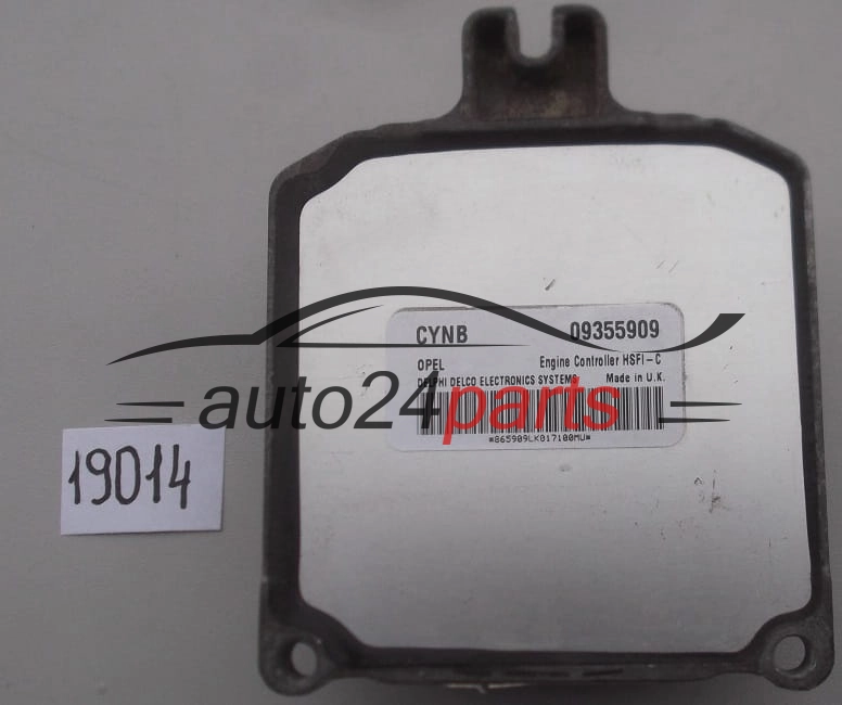 KOMPUTER STEROWNIK SILNIKA OPEL ASTRA 1.4 X14XE 09355909 CYNB 9355909 CY 6237048