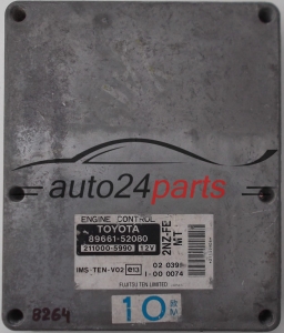 KOMPUTER STEROWNIK SILNIKA TOYOTA YARIS 1.3 89661-52080 2NZ-FE, 8966152080, 211000-5990, 2110005990 -
