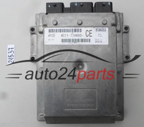 KOMPUTER STEROWNIK SILNIKA FORD TRANSIT 2.4 TDCI 8C11-12A650-CE, 8C1112A650CE, 4FCD 