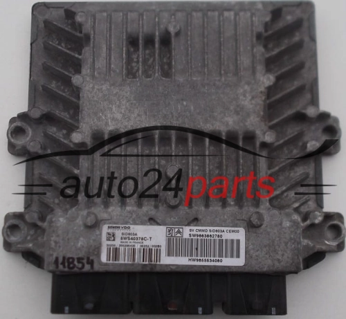 MOTORSTEUERGERÄT ECU STEUERGERAT CITROEN PEUGEOT 2.0 HDI 5WS40378C-T, 5WS40378CT, HW9655534080, 9655534080