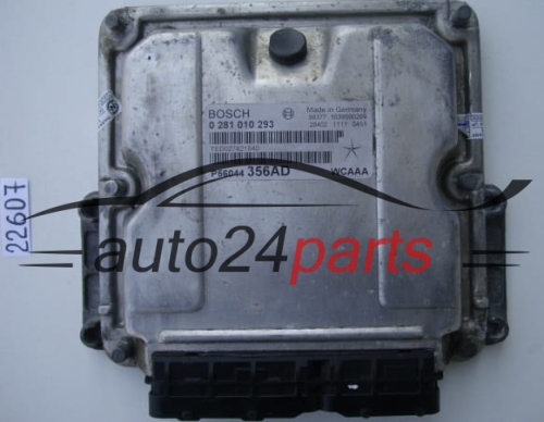 KOMPUTER STEROWNIK SILNIKA JEEP GRAND CHEROKEE 2.7 CRD BOSCH 0 281 010 293, 0281010293, P56044356AD