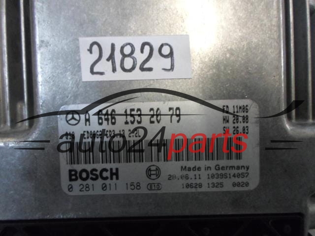 CALCULATEUR MOTEUR MERCEDES W211 BOSCH 0 281 011 158, 0281011158, A 646 153 20 79, A6461532079, CR3.13 