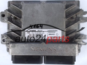 ECU CENTRALITA DE MOTOR RENAULT CLIO 1.2 EMS3132 S110140201A, S110140201 A, 8200326395, 8200326387