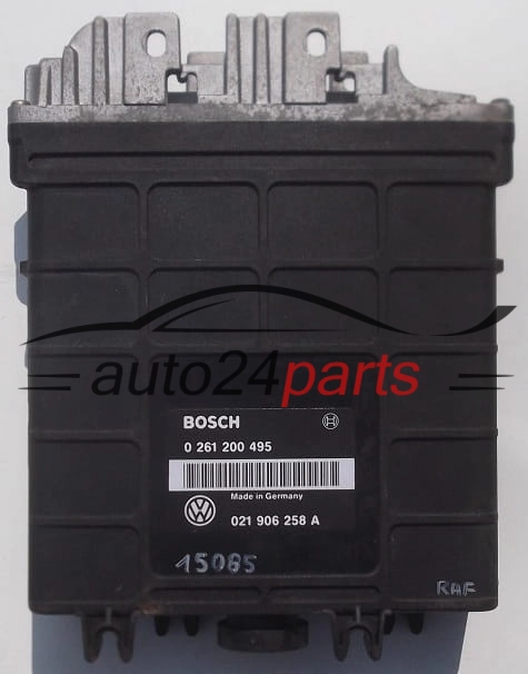 Sterownik silnika VOLKSWAGEN GOLF BOSCH 0261200495 021906258A -