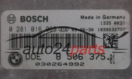 calculateur moteur pour bmw e87 118 2.0d