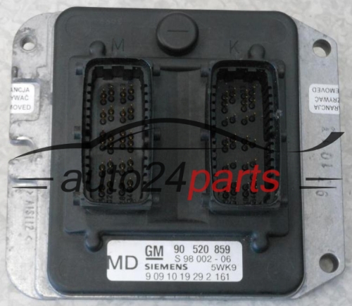 ECU CENTRALITA DE MOTOR  OPEL ASTRA ZAFIRA 1.8 X18XE1 2.0 X20XEV SIEMENS 5WK9 161