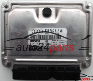 CALCULATEUR MOTEUR AUDI A4 1.9 TDI, BOSCH 0 281 010 200, BOSCH 0281010200, 038 906 012 AH, 038906012AH 