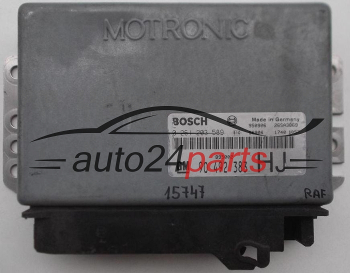 MOTORSTEUERGERÄT ECU STEUERGERÄT OPEL OMEGA 3.0 X30XE BOSCH 0 261 203 589,  GM 90 492 383 HJ