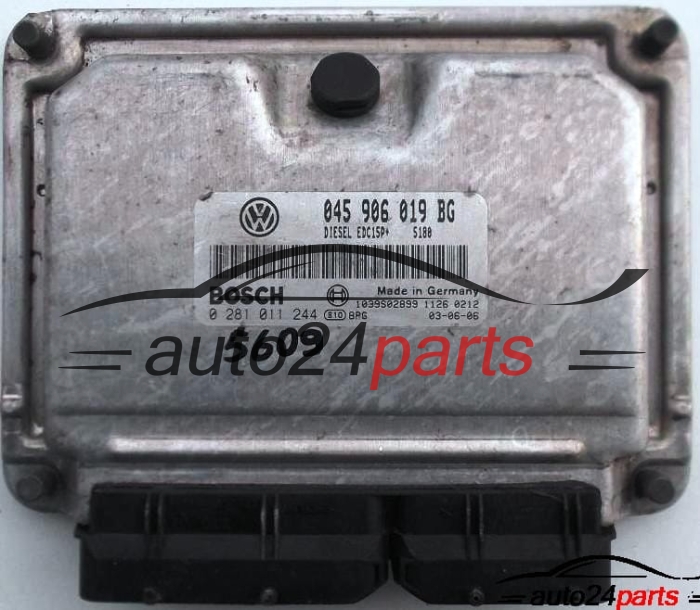 MOTORSTEUERGERÄT ECU STEUERGERÄT SEAT IBIZA 1.4 TDI AMF 045906019BG, BOSCH 0281011244, 1039S02899