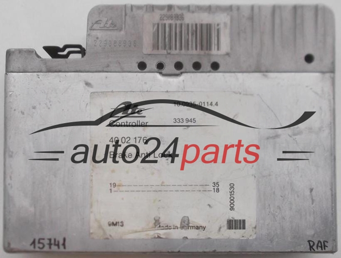 ABS STEUERGERAT SAAB 9000 ATE 10.0935-0114.4, 10093501144, 40 02 176, 4002176
