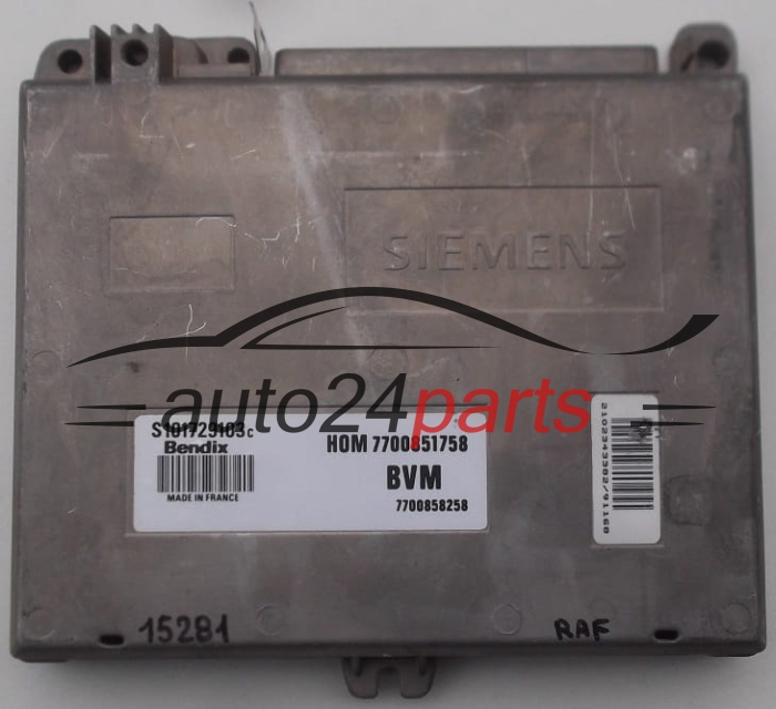 BENDIX S101729103C, 7700851758, 7700858258