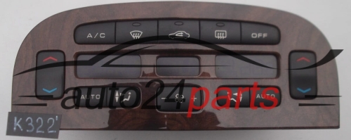 STEUERUNG HEIZUNG KLIMATRONIC KLIMAANLAGE KLIMADEBEDIENTEIL STEUERGERAT  PEUGEOT 607 96 295 526 GV