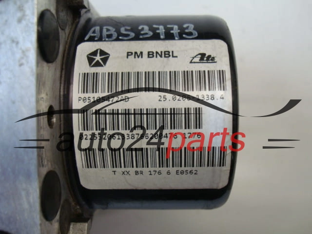ABS POMPA I STEROWNIK CHRYSLER DOGE JEEP P05105472AD, ATE 25.0206-1338.4, 25020613384, 25.0927-4321.3, 25092743213, 25.0613-3020.3, 25061330203