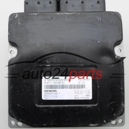 ECU CENTRALITA DE MOTOR  MERCEDES W203 1.8 SIEMENS 5WK90520, A 271 153 06 91