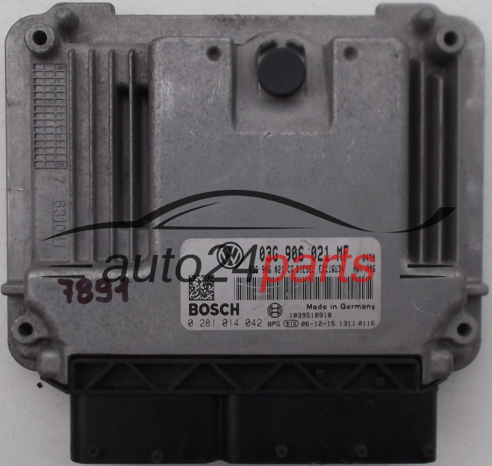 VOLKSWAGEN VW TOURAN 1.9 TDI, BOSCH 0 281 014 042, BOSCH 0281014042, 03G 906 021 MF, 03G906021MF