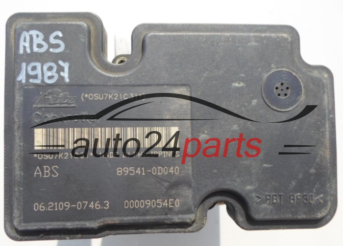 POMPE HYDRAULIQUE ET CALCULATEUR d'ABS  TOYOTA YARIS  89541-0D040, ATE 06.2109-0746.3