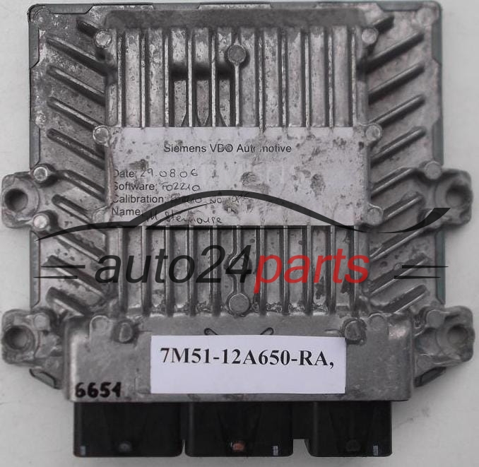 Calculateur Moteur FORD 2.0 TDCI SIEMENS 5WS40331C-T,  FoMoCo 7M51-12A650-RA