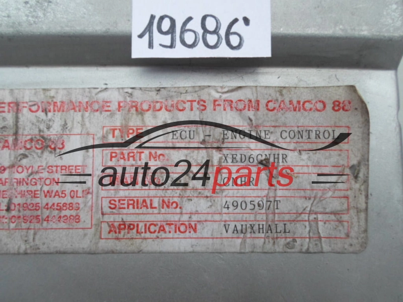 KOMPUTER STEROWNIK SILNIKA OPEL ASTRA 1.6 XED6CNHR, CNHR, 490597T