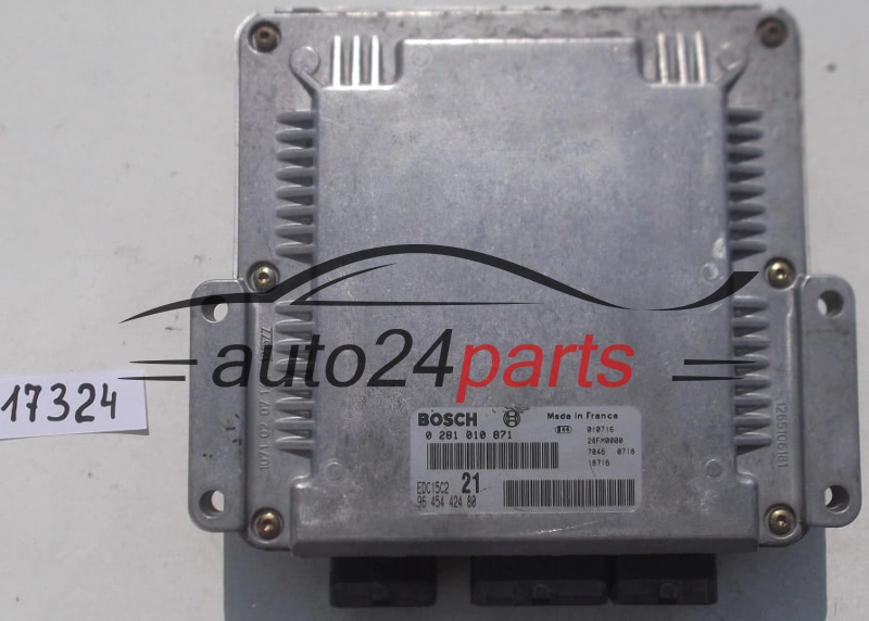 KOMPUTER STEROWNIK SILNIKA CITROEN XSARA 2.0 HDI BOSCH 0281010871, 0 281 010 871, 9645442480