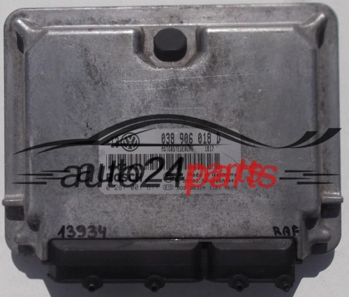 MOTORSTEUERGERÄT ECU STEUERGERÄT VW VOLKSWAGEN GOLF 1.9 TDI 038 906 018 D, 038906018D, BOSCH 0 281 001 611, 0281001611
