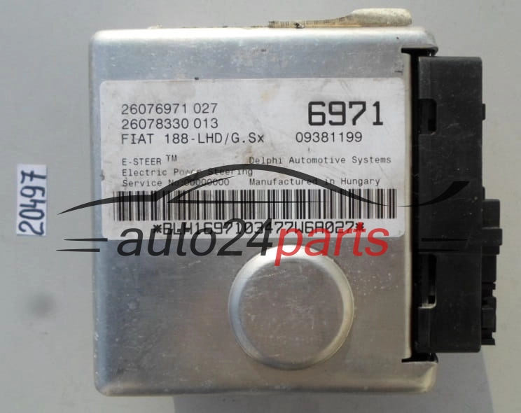 MODUL WSPOMAGANIA STEROWNIK KOLUMNY KIEROWNICZEJ FIAT PUNTO 188 DELPHI 09381199, 26076971, 26078330