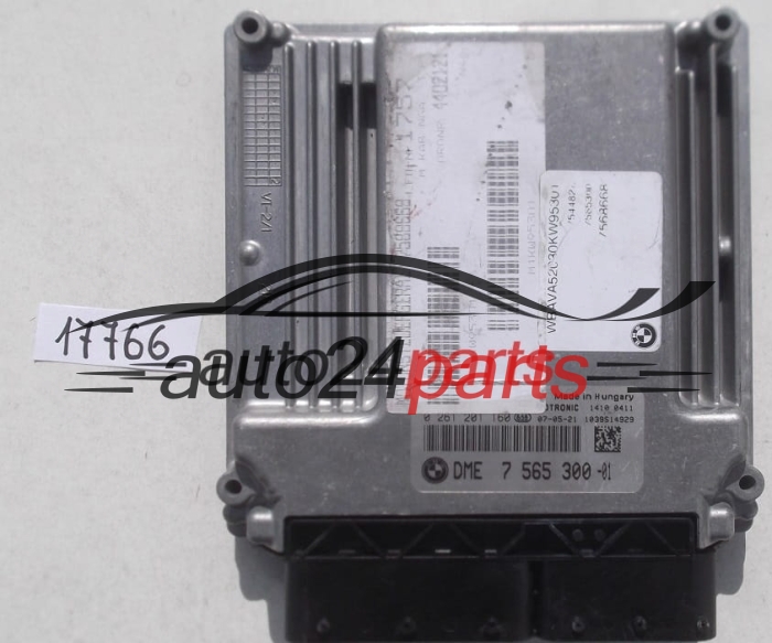 ECU CENTRALITA DE MOTOR BMW E90, 318I, 320I 2.0, BOSCH 0 261 201 160, 0261201160, DME 7 565 300, 7565300