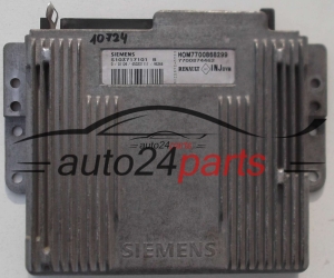 MOTORSTEUERGERÄT ECU STEUERGERAT RENAULT MEGANE 2.0 SIEMENS S103717101 B, S103717101B, HOM7700868299, 7700868299