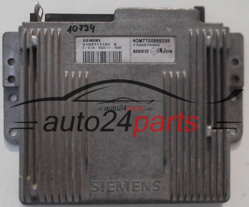 MOTORSTEUERGERÄT ECU STEUERGERAT RENAULT MEGANE 2.0 SIEMENS S103717101B, HOM7700868299, 7700868299