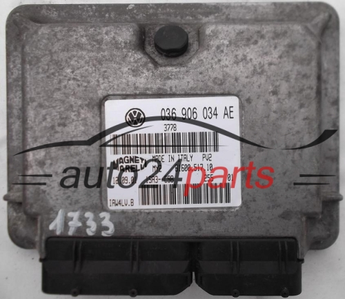 ECU CENTRALITA DE MOTOR SKODA FABIA 1.4 036906034AE, 6160051710, IAW4LVB