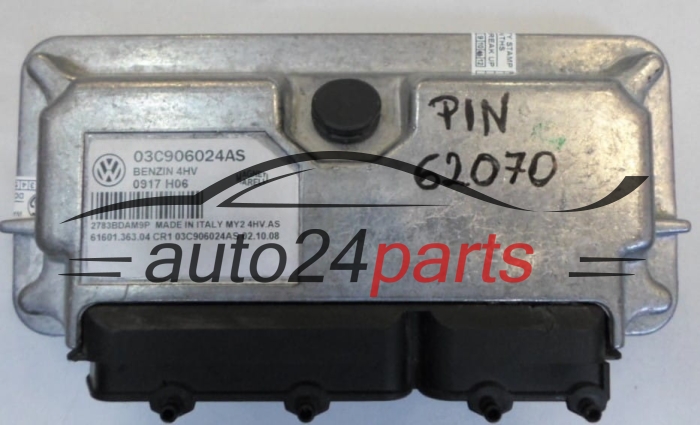 Calculateur Moteur VOLKSWAGEN SEAT IBIZA 1.4 Magneti Marelli MY2 4HV.AS,  03C 906 024 AS,  61601.363.04
