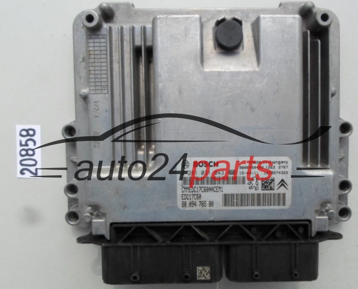 CENTRALITA DE MOTOR CITROEN PEUGEOT 1.6 HDI BOSCH 0 281 031 043, 0281031043, 98 094 785 80, 9809478580 